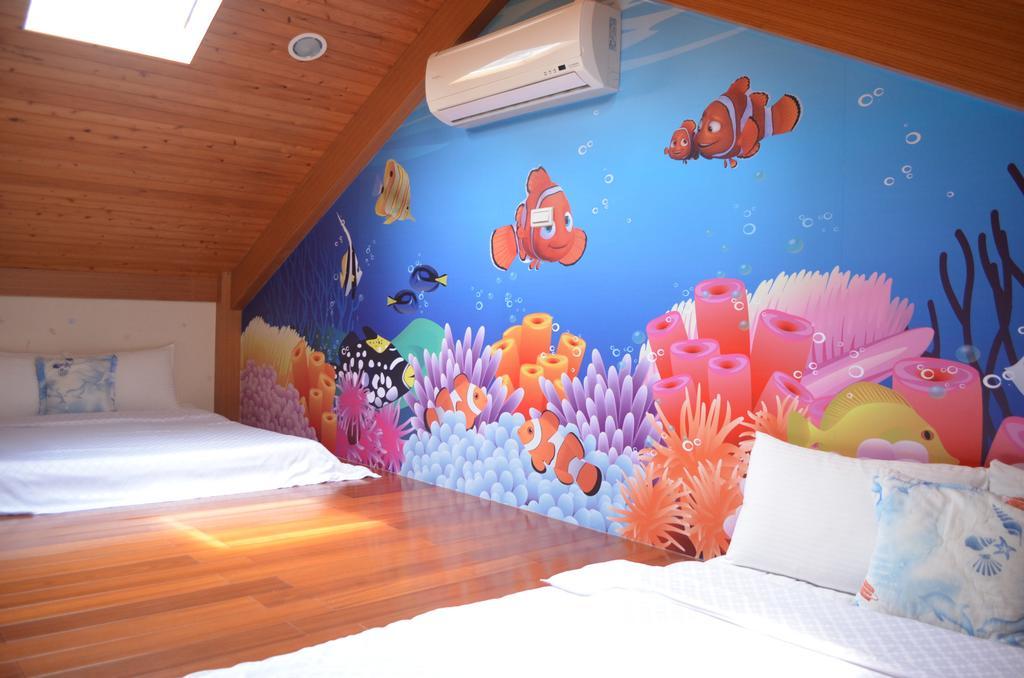 Apartamento Fish House 宜蘭獨棟別墅 戲水池 生態diy 安農溪自行車 Dongshan  Exterior foto